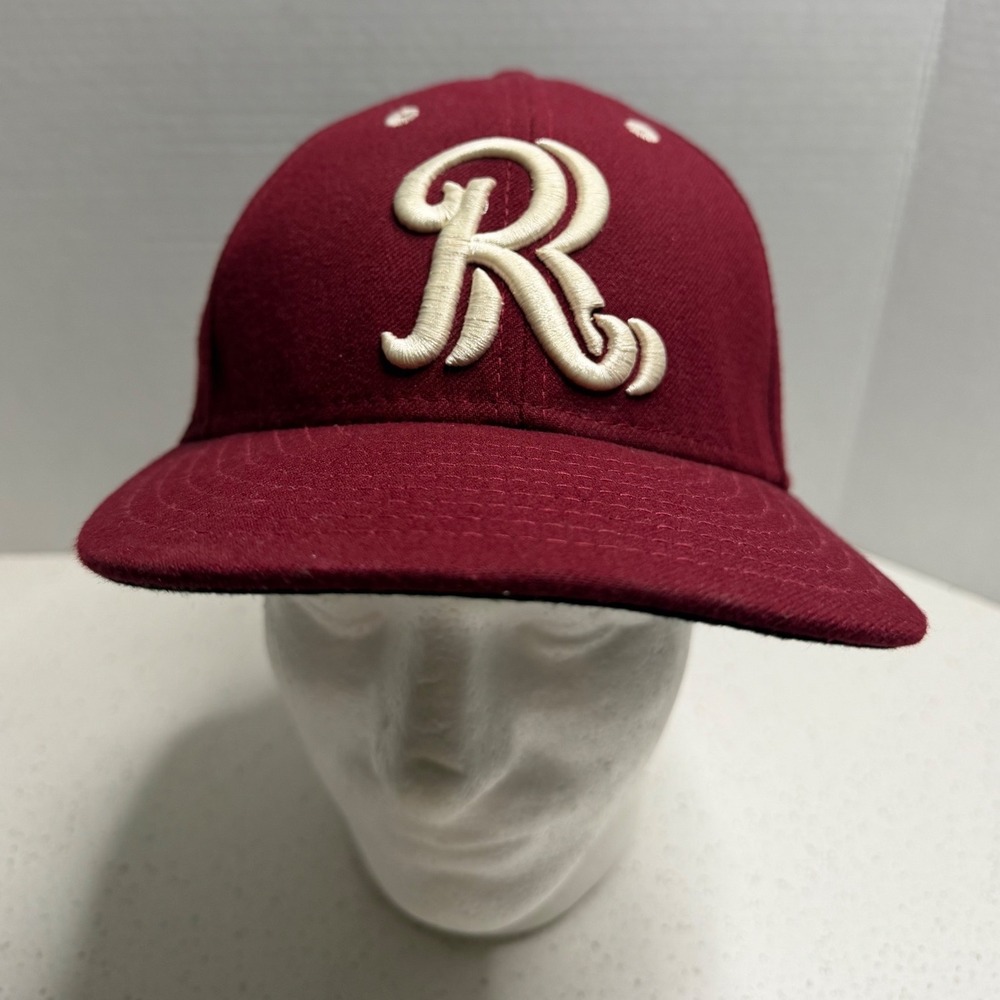 New Era 59FIFTY Tacoma Rainiers MiLB Fitted Hat 7 3/8 Maroon Low Profile Cap